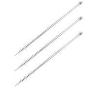 SOPOTUTU Varillas de Puesta a Tierra Galvanizadas 12X500 MM Juego de 3 Piezas Varillas Metálicas Aplicables para Conexión a Tierra en Sistemas Eléctricos Residenciales y Comerciales