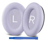 SOPROM Almohadillas de Repuesto Profesionales para Auriculares Bose QuietComfort 45 (QC45)/QuietComfort SE (QC SE)/New QuietComfort Wireless, con Cuero de Proteína y Espuma Aislante del Ruido