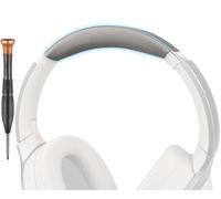 SOPROM Recambio de Almohadillas Funda de Diadema de Cuero sintético para Audio Technica Sony WH-1000XM2 (WH1000XM2),MDR-1000X (MDR1000X), Montaje sin Costuras-Dorado