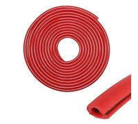 Soptrise 5m Protector Puerta para FIAT 500e 332 I 2020-2024 | Material PVC Flexible De Alta Calidad Con Acabado En Cromo Brillante,Escudo Efectivo Contra Impactos
