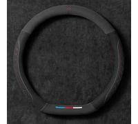 Soptrise Funda de Volante Gamuza para BMW M3 Touring (G81) 2022 2023 | Confección En Gamaza De Microfibra Suave,Revestimiento Interior De Goma Antideslizante