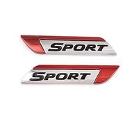 Soptrise Insignia Metal 3D Sport para BMW Mini Cooper R56 2006-2013 | Aleación De Zinc Resistente Al Intemperie,Acabado Metálico 3D En Relieve,Fijación Adhesiva Para Exterior Vehículo