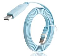SopwMap 1.8m Cable de Consola USB a RJ45, para Routers y Conmutadores, Compatible con Windows, MAC OS, Linux - Cable de consola para configurar dispositivos de red y Dispositivos de Comunicación