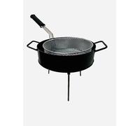 Sor pampa Lujo Argentino Disco de Arado + Cesta Freidora - Argentina Paellera - BBQ Parrilla Asado (14")