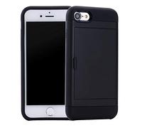 SORAKA Funda para iPhone 7 con Tarjetero PC y TPU Dual Layer 2 en 1 Carcasa Bumper Cubierta antigolpes