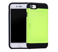 SORAKA Funda para iPhone 8 con Tarjetero PC y TPU Dual Layer 2 en 1 Carcasa Bumper Cubierta antigolpes