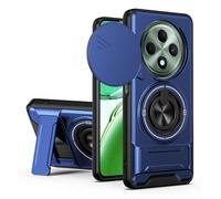 SORAKA Funda para OPPO Reno12 F 5G con Soporte,protección de Lente con Ventana y Cubierta de Doble Capa de PC y TPU Compatible con el Soporte magnético para Coche