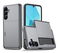 SORAKA Funda para Samsung Galaxy A16 5G con Tarjetero PC y TPU Dual Layer 2 en 1 Carcasa Bumper Cubierta antigolpes