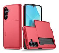 SORAKA Funda para Samsung Galaxy A16 5G con Tarjetero PC y TPU Dual Layer 2 en 1 Carcasa Bumper Cubierta antigolpes