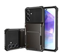 SORAKA Funda para Samsung Galaxy A34 5G con Tarjetero PC TPU 2 en 1 Carcasa Dual Layer Bumper Funda antichoque con Capacidad para 5 Tarjetas