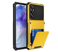 SORAKA Funda para Samsung Galaxy A35 5G con Tarjetero PC TPU 2 en 1 Carcasa Dual Layer Bumper Funda antichoque con Capacidad para 5 Tarjetas
