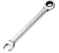 SORAKO Llave combinada de trinquete de 10 mm, llave de engranaje de acero al cromo vanadio, llave de engranaje de acero Cr-V de grado industrial, herramientas de garaje domésticas (13 mm/métrica)