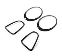 Sorandy 4pcs Gloss Black Black Featlight Taillight Cover Fubrips Reemplazo para Mini R56 R57 R58 R59 S JCW 2007 a 2015, ABS y PP Material