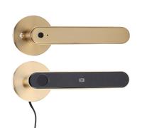 Sorandy 5 en 1 Bloqueo Inteligente de la Puerta de Huellas Digitales, Entrada Biométrica Bloqueo Digital sin Llave con Alarma Anti Indicador para la Aplicación Control Remoto