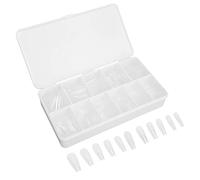 Sorandy 550 Puntas de Uñas Transparentes Ultrafinas sin Costuras para Arte de Uñas DIY en Salones de, Puntas de Largas para Acrílicas, de de Ataúd para Bodas y Graduaciones, ABS (largo)