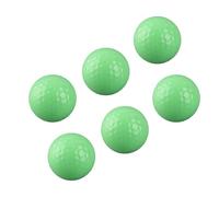 Sorandy 6 Bolas Luminosas, Bolas Fluorescentes Nocturnas de Doble Capa, Pelota de Entrenamiento de Práctica con Larga Duración de hasta 50 Horas, Ideal para Práctica Deportiva