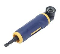 Sorandy Adaptador de Taladro en ángulo Recto Controlador de Extensión Eficiente de Cromo Vanadio de 90° para Apretar Tornillos Taladros de Vástago Hexagonal de 1/4 pulg. Amarillo Azul Función