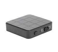 Sorandy Adaptador KN321 Bluetooth 5,0, Transmisor y Receptor de Inalámbrico para TV, Ordenador, Unidad Compacta Negra para Uso Doméstico