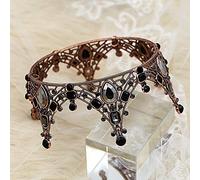 Sorandy Adorno para Tarta con Forma de de Reina, Adorno para Tarta de Boda con Perlas de Metal de Estilo, de Apariencia Exquisita para Suministros de Fiesta de Cumpleaños