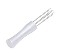 Sorandy Aguja para Agitar café de Acero Inoxidable, Manipulador Manual Profesional para café en Polvo, Seguro y Confiable para Uso Doméstico, de Aleación de Aluminio, 5,1x0,8 Pulgadas, Ideal para los