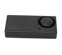 Sorandy Alarma de Vibración Inalámbrica con Sensibilidad Ajustable y Sonido Fuerte de 110dB para Bicicletas y Ventanas - ABS Negro 1 Unidad