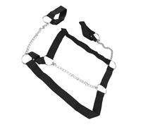 Sorandy Arnés de Pecho Negro Estilo Punk para Hombre, Tirante Ajustable con Cadena de Metal en la Parte Superior del Pecho, Tirantes para Cosplay, Ideal para Fiestas de Club, Halloween, Día de San