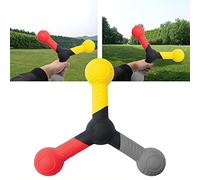 Sorandy Bastón de Entrenamiento con Diseño de 3 Puntas, Herramienta de Coordinación Mano-Ojo, Bastón de Entrenamiento de Velocidad con Agarre Ergonómico, Ideal para Atletas, Calentamiento de Deportes