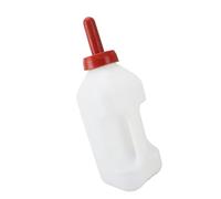 Sorandy Biberón para Terneros, Tetina de Silicona a Prueba de Fugas de 2L con Asa para una Alimentación Cómoda en Granjas (Olla de leche horizontal)
