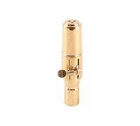 Sorandy Boquilla de Saxofón Tenor 7C para Intérpretes Profesionales |Acústica Superior y Tono Brillante, Latón Macizo, Ligadura de Tapa Segura, Regalo para Intérpretes de Jazz Pop