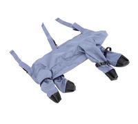 Sorandy Botas de Suspensión para Perros a Prueba de Agua, Pequeños Cachorros Medianos Botas Leggings Protector, Zapatos Tirante Ajustables para Perros Nieve Invierno Senderismo (L)