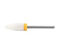 Sorandy Broca de Taladro de Uñas Portátiles Livianas, Cabezal de Maíz, Piezas de Cerámica, Fácil de Usar, Tamaño Pequeño, Rayas de Intersección, Ideal para el Trabajo de Uñas desde la Talla hasta el