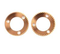 Sorandy Burrio Plano Multidomotores de 64 Mm Ti para DF64 DF64p, Cuchilla de Cervezas de Sabor de café Limpia, Molinillo de café Plano Compatible con Compañeros Oda (2022 y Versiones