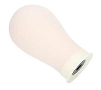 Sorandy Cabeza de maniquí de Lona para Peluca, Exhibición de Práctica Profesional para Hacer Pelucas para Peluqueros, Material Suave y Duradero para Salón (21 pulgadas)