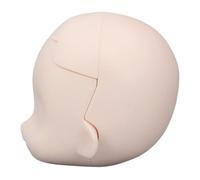 Sorandy Cabeza de Muñeca en Blanco 1/12, Cabeza de Muñeca Extraíble Articulada con Bola para Maquillaje DIY, Portátil Pequeña y Ligera para Reemplazo (Super Blanco)