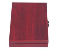 Sorandy Caja para Monedas de Madera Compuesta con Funda Protectora Transparente, Almacenamiento de Gran Capacidad para 50 Monedas, Cerradura Fácil de Operar, Adecuada para Regalos de Empresa, Diseño