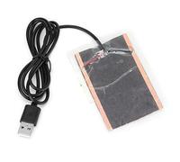 Sorandy Calentador Portátil de Fibra de Carbono con Película Calefactora USB para Reptiles y, Mini Almohadilla Térmica de 5W 45˚ C para Uso en Exteriores