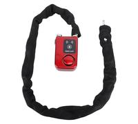 Sorandy Candado de Cadena BT, Candado Antirrobo Inteligente, con Alarma por Vibración con Sonido de Alerta de 110 DB y Resistente Al Agua IP44, Ideal para Bicicletas y Motocicletas Eléctricas (rojo)