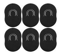 Sorandy Cepillo de Pelo Masajeador de Palma de Bolsillo, Peine Ligero para Cabello Corto y Rizado y Barba Gruesa para Hombres, Portátil, para Hogar, Oficina, Viaje, 6 uds.