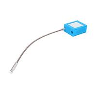 Sorandy Cerradura de Bloqueo y Etiquetado Duradera Cerradura de Cable de Acero de Primera Calidad para Apagado Industrial Juego de 2 Llaves con Grillete de 85 Mm (BLUE)
