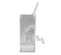 Sorandy Comedero Automático para Pájaros, Alimentación por Gravedad de 400 Ml, Diseño Transparente para un Fácil Seguimiento con Cajón Extraíble, para Periquitos, Agapornis, Cacatúas y Canarios