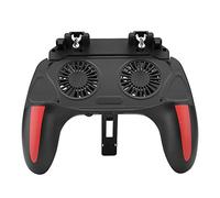 Sorandy Controlador de Juegos para Teléfono Móvil con Ventiladores de Refrigeración Duales Batería de 2500 MAh/5000 MAh Carga y Juega Simultáneamente para Teléfonos Inteligentes de 4,7 a (2500mAh)