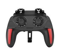 Sorandy Controlador de Juegos para Teléfono Móvil con Ventiladores de Refrigeración Duales Batería de 2500 MAh/5000 MAh Carga y Juega Simultáneamente para Teléfonos Inteligentes de 4,7 a (5000mah)