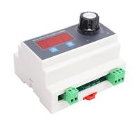 Sorandy Controlador de Velocidad del Motor, 10K 2W Pantalla de 4 Dígitos Potenciómetro Programable Montaje en Riel, Regulador de Velocidad Ajustable para Controlador de Inversor PLC