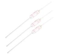 Sorandy Corte de Fusible Térmico 250VAC 10A 10 Piezas Carcasa Metálica TF 72-250 ℃ Reemplazo Ideal para Fusible Térmico Fundido (85℃)