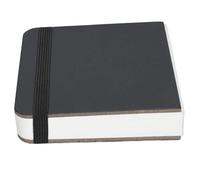 Sorandy Cuaderno de Bocetos de Acuarela Bolsillo Portátil de Grano Fino para Artistas Inspiración Artística en Cualquier Lugar Mini Diario de Acuarela para Diario de Arte Rápido 10 X 10 Cm (BLACK)
