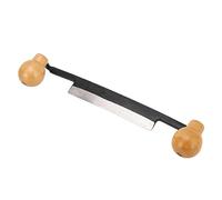 Sorandy Cuchillo de Dibujo Recto, Hoja Incisiva de Acero de Tungsteno, Antideslizante, Doble de Madera, Herramienta de Afeitado para Entusiastas del Bricolaje