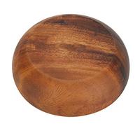 Sorandy Cuenco de Madera para Refrigerios, Diseño Elegante, Superficie Lisa, Perfecto para Servir Ensalada de Frutas, Sopa, para el Hogar, Cafetería, Restaurante, Cafetería, 17,5x4cm (12 * 3,5 cm)