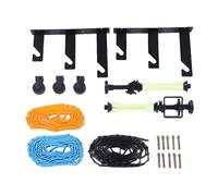 Sorandy de Soporte de Fondo Manual de Montaje en Pared de 3 Rodillos, 3 Ejes con Tres Ruedas para un Movimiento sin Esfuerzo Compatible con Varios Rodillos de Fondo Personalice la