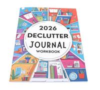 Sorandy Declutter Planner 2026, Organizador Semanal Mensual, Planificador de Diario Guiado con Indicaciones y Listas de Verificación, Ideal para Ordenar la Mente en el Hogar y Liberar Emociones