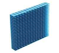 Sorandy Disipador de Calor de Enfriamiento Eficiente de Aluminio para PCB Amplificador de CPU, Enfriamiento Rápido para Componentes Electrónicos, 150x120x20 Mm (BLUE)